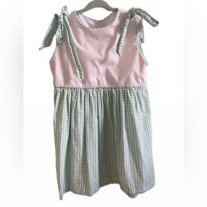 Mint Magnolia Mint Pink and Green Gingham Dress